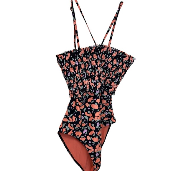 Tanya Taylor - “Kendra Smocked One-Piece” Poppy Fields Swimsuit - Size XS, Multi - Picture 6 of 14